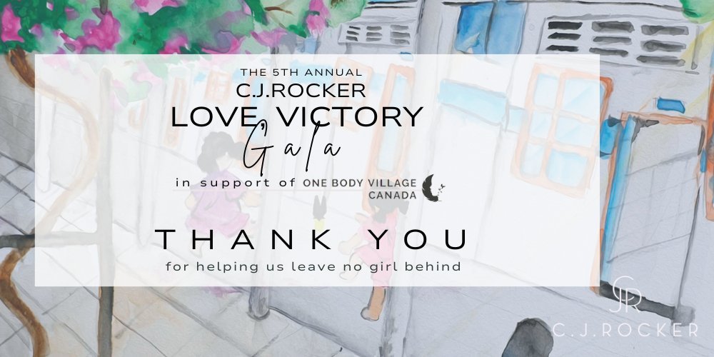 $25 DONATION - THE 2024 C.J.ROCKER LOVE, VICTORY FUNDRAISER GALA - C.J.ROCKER