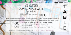 FULL TABLE OF 8 - THE 2024 C.J.ROCKER LOVE, VICTORY FUNDRAISER GALA TICKET - C.J.ROCKER